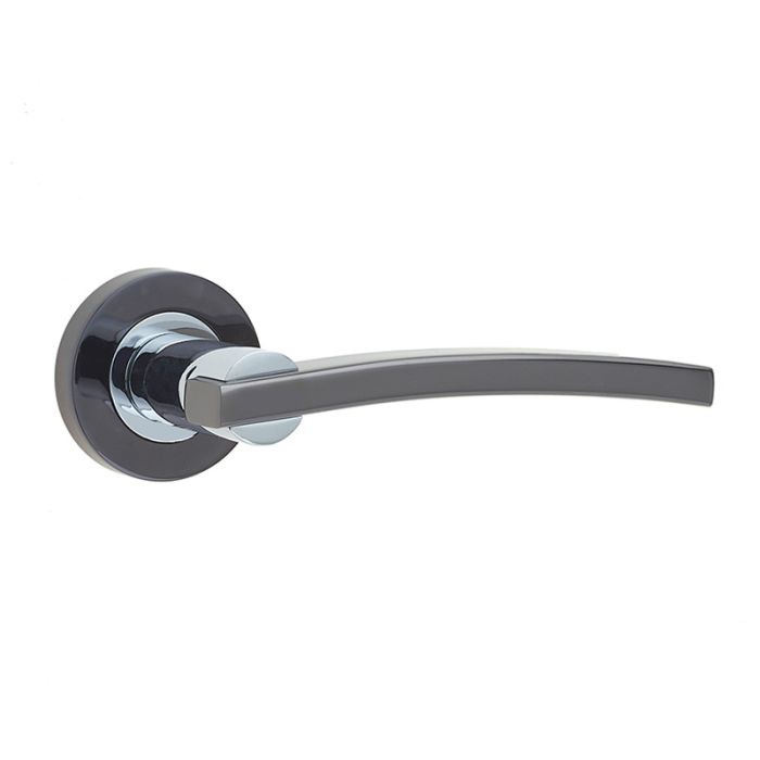 Frelan Jedo Modena Door Handle on Rose - Pair