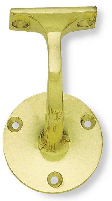 Frelan Jedo 75mm Polished Brass Light Handrail Bracket