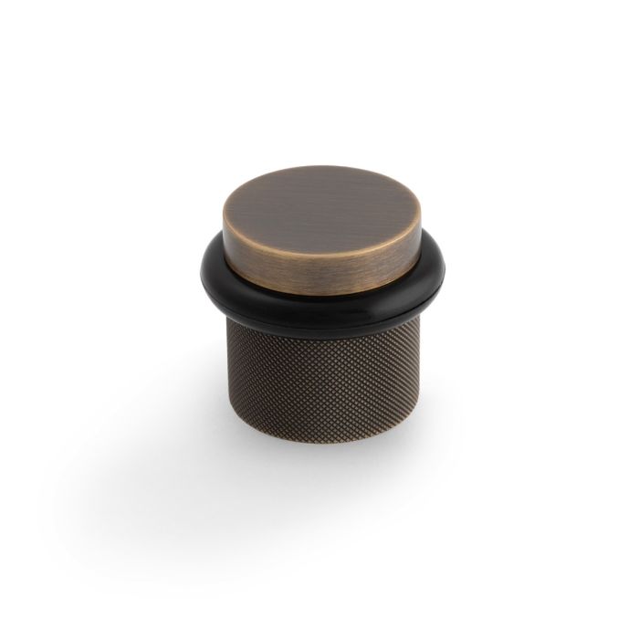 Valli 38 x 35mm - Floor Mounted Knurled Doorstop