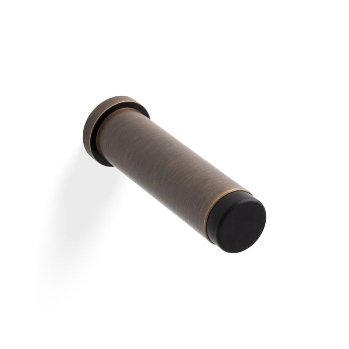 Valli 76 x 20mm - Wall Mounted Plain Doorstop on Rose
