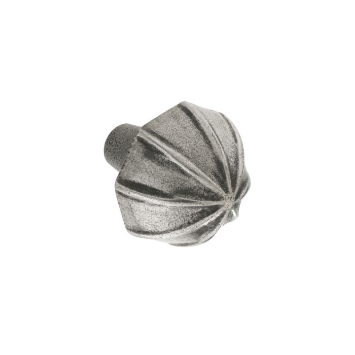 Second Nature - Hidcote Cupboard Knob - Solid Pewter - 40mm