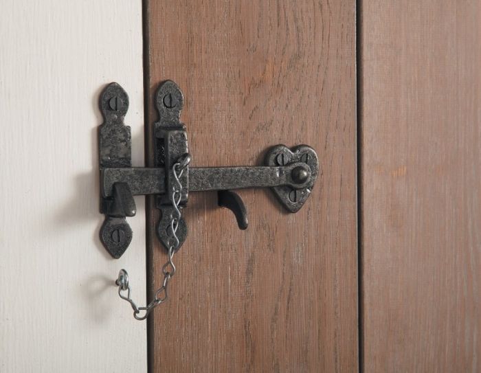 Kirkpatrick Cast Brass Thumb Latch - Black Antique