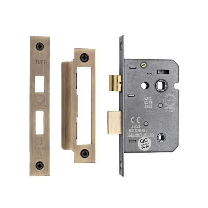 M.Marcus CE 3 Lever Bathroom Lock 2 1/2