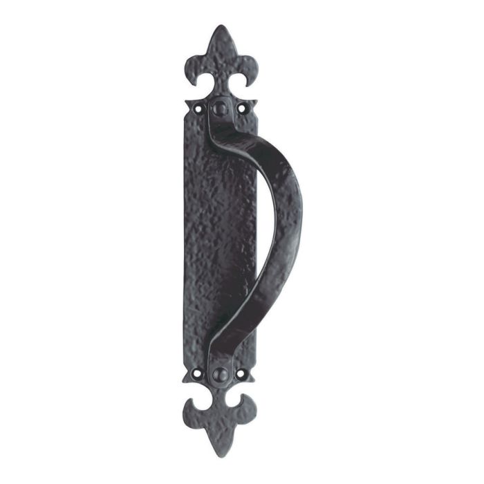 Ludlow Foundries Armorial Door Pull Handle on Backplate
