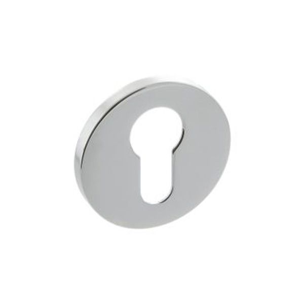 Atlantic Hardware Millhouse Brass Euro Profile Escutcheon on Slimline Rose - Pair