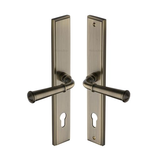 M.Marcus Heritage Brass Colonial Multipoint Door Handle - Pair