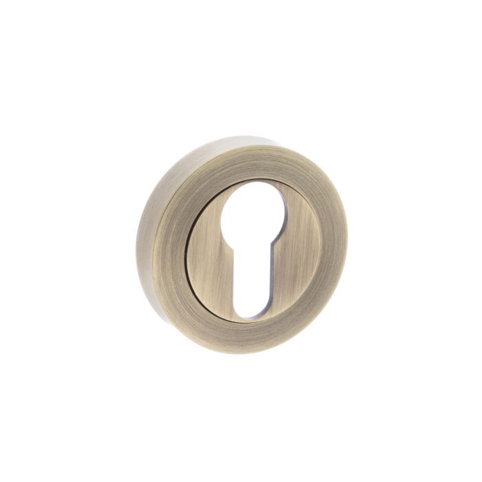 Atlantic Hardware Euro Profile Old English Round Escutcheon - Pair