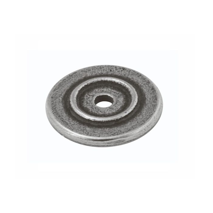 Finesse - 27mm Circular Backplate - Solid Pewter