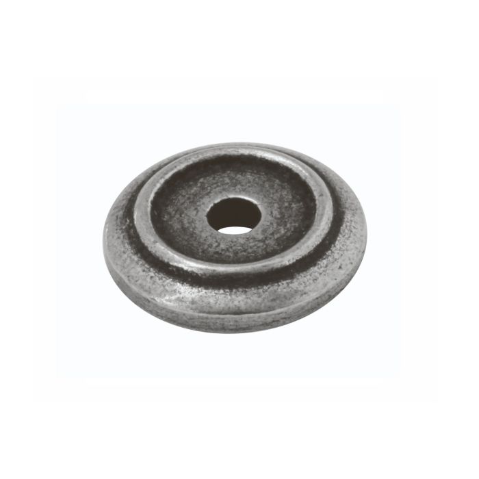 Finesse - 21mm Circular Backplate - Solid Pewter