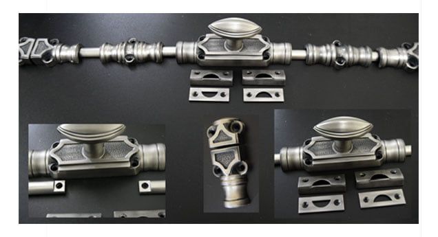 Pewter Espagnolette Cremone Door Bolt 