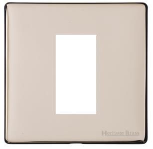 Heritage Brass Vintage Range Satin Nickel, X05 - 1 Module Euro Plate