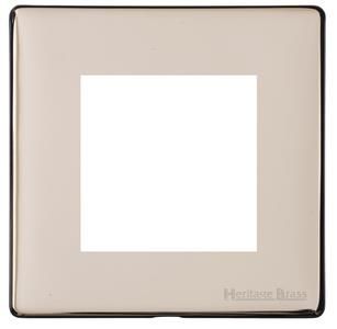 Heritage Brass Vintage Range Satin Nickel, X05 - 2 Module Euro Plate