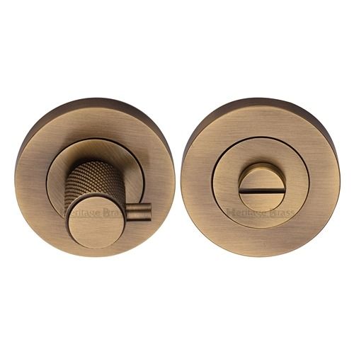 M.Marcus Heritage Brass Knurled Turn and Release with Peg