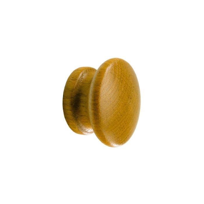 Second Nature - Spencer Cupboard Knob - Stained and Lacquered Oak