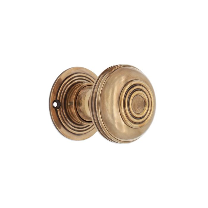 Spira Brass Large Bloxwich Door Knob Mortice/Rim