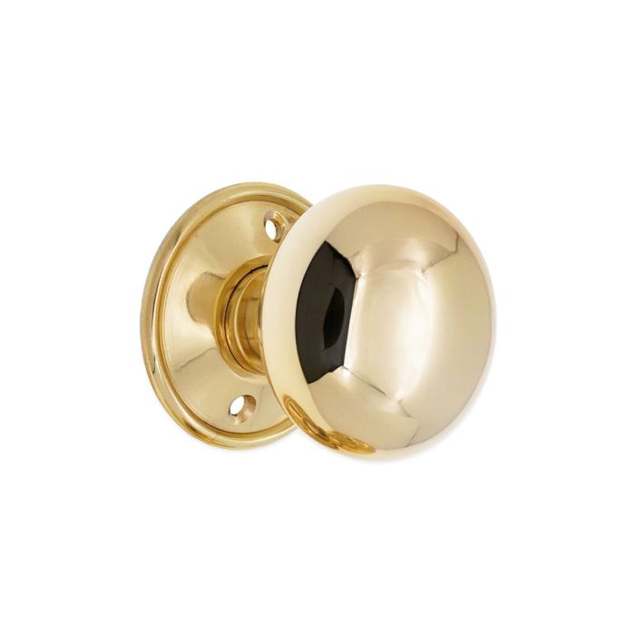 Spira Brass Large Cottage Door Knob Mortice/Rim