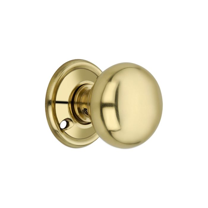 Spira Brass Small Cottage Door Knob Mortice/Rim