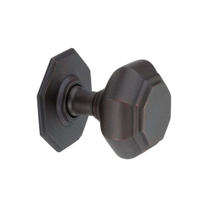 Spira Brass Octagonal Centre Door Knob