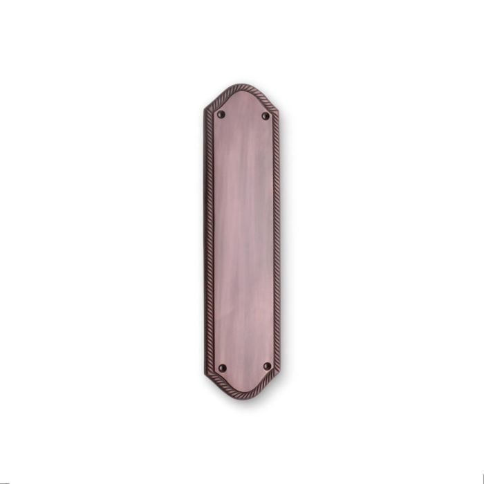 Spira Brass Georgian Half Round Finger Plate