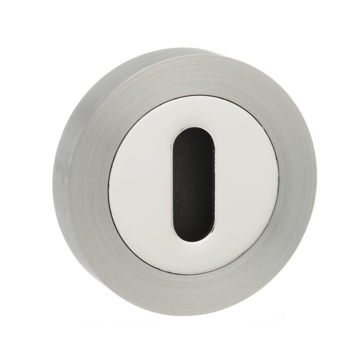Atlantic Hardware Senza Pari Key Escutcheons on Round Rose
