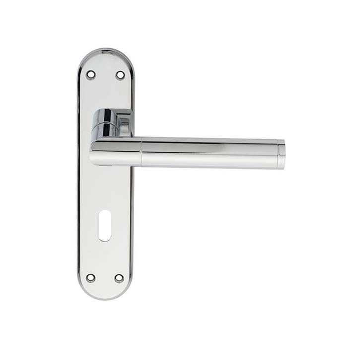 Serozzetta Scope Door Handle on Backplate - Pair