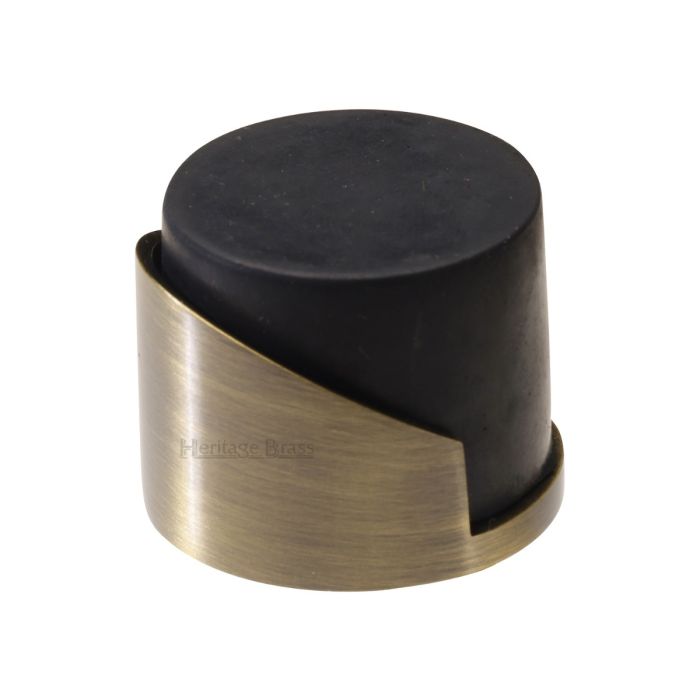 M.Marcus Heritage Brass Square-Round Mounted Door Stop