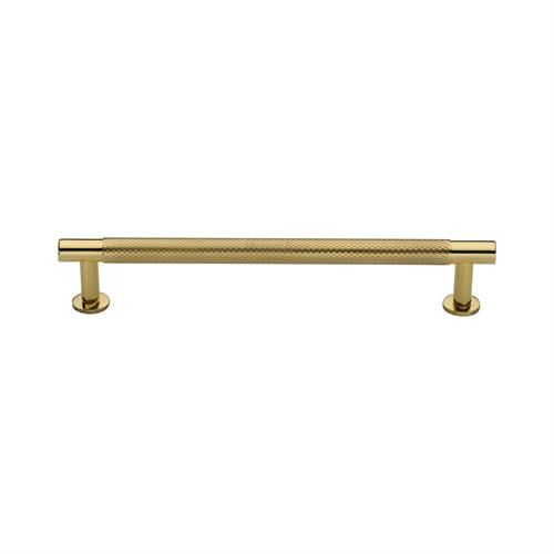 M.Marcus Heritage Brass Partial Knurled Cupboard Handle on Roses